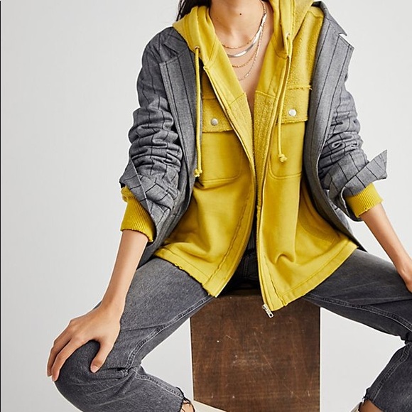 Free People We The Free Britney Cardi Zip Hoodie Jacket - Picture 2 of 10